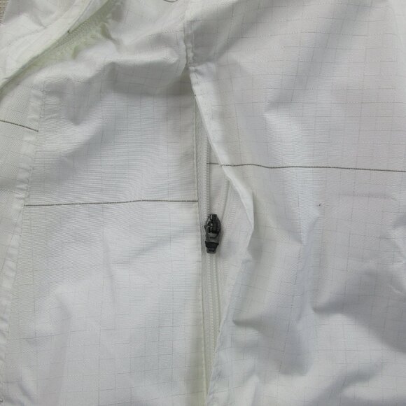 Asics New York City Marathon Jacket Womens 12 White Windbreaker Hooded Full Zip‎ - Picture 7 of 16